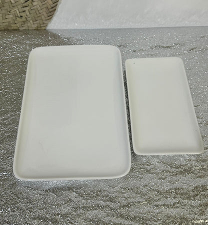 Rectangle Porcelain serving dish plate