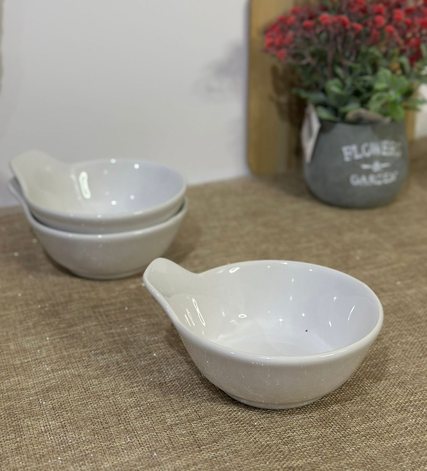 Small Stylish Porcelain Bowl 12x5cm