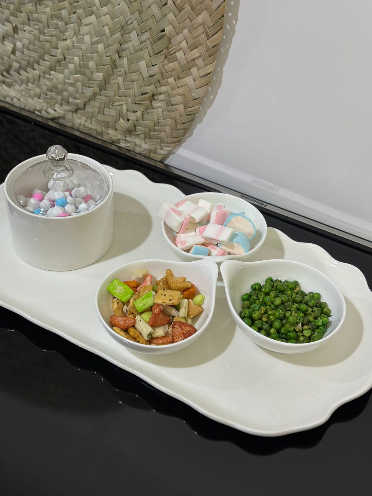 4pcs Luxury Porcelain Serving bowls