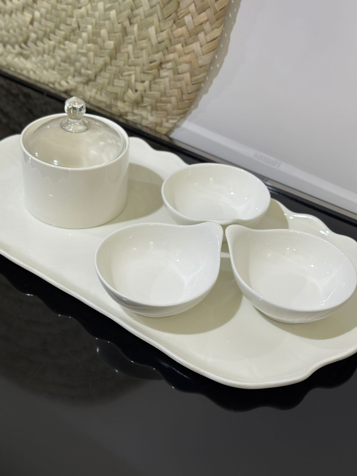 4pcs Luxury Porcelain Serving bowls