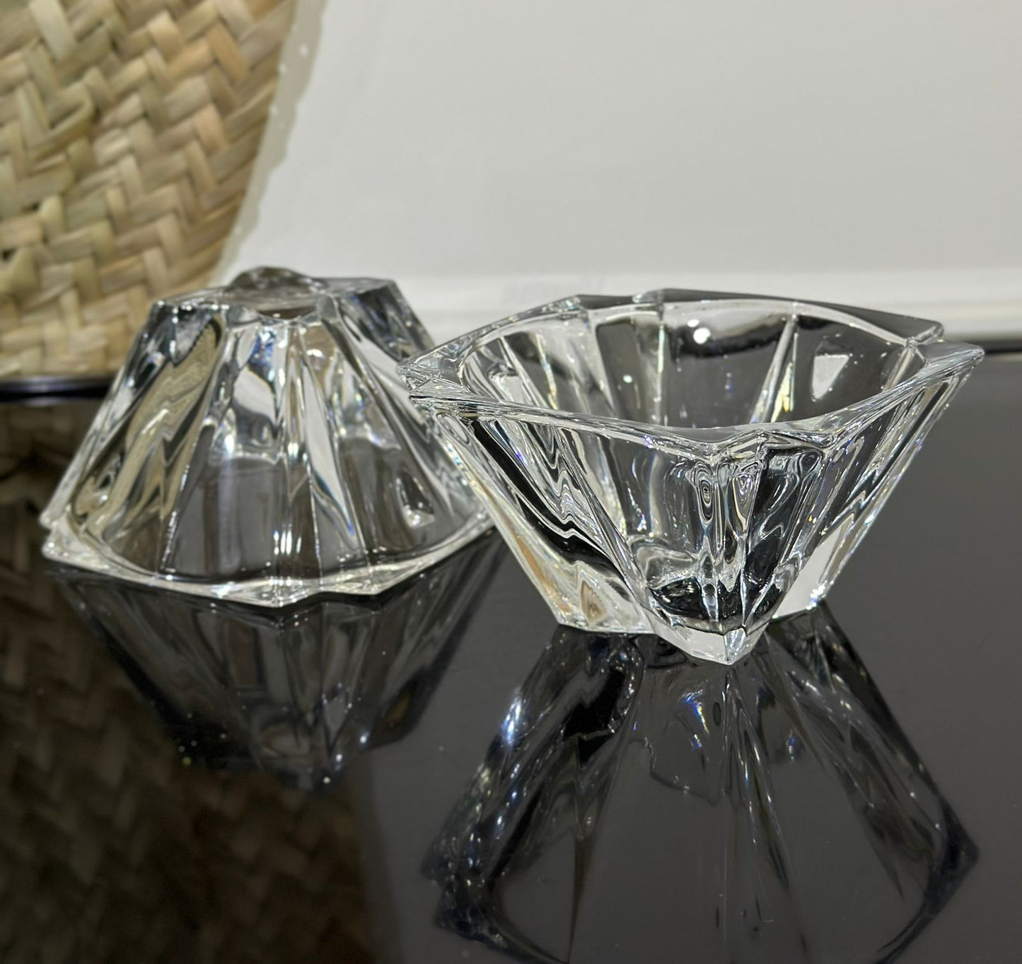 4pcs set Luxury Glass Serving Bowls