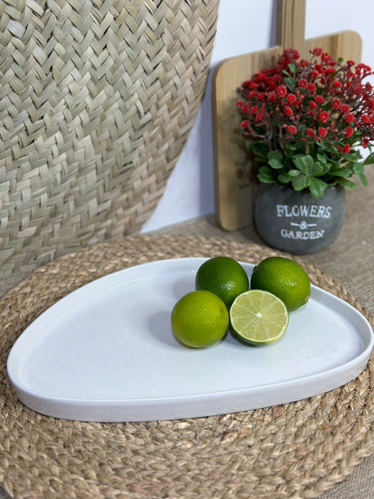 Luxury Large Porcelain triangular dish plate