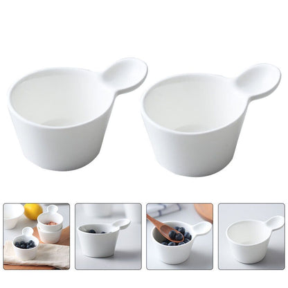 Porcelain Snack and Dip Bowl