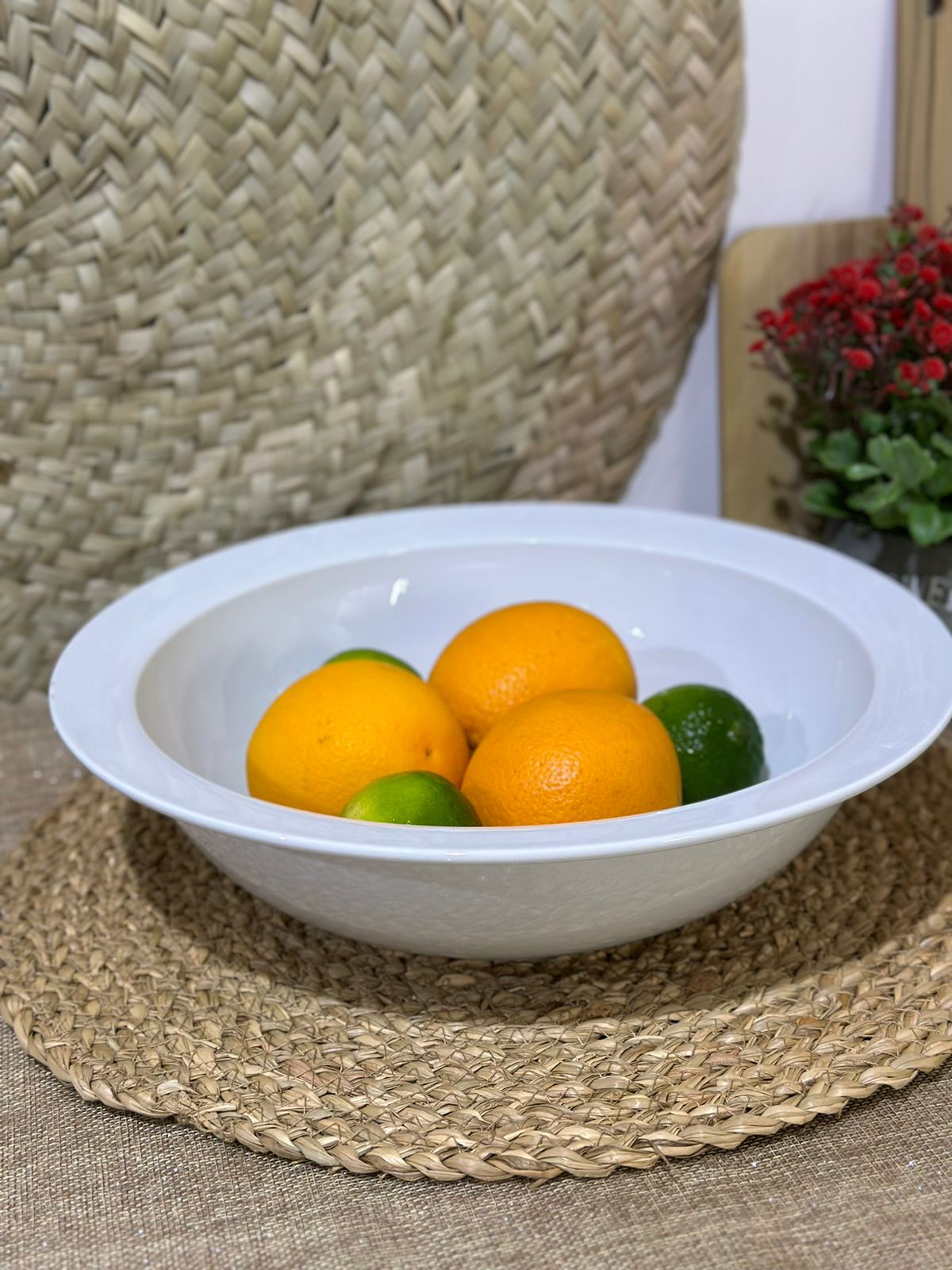 Porcelain Large Serving Bowl – 25 x 8.5 cm