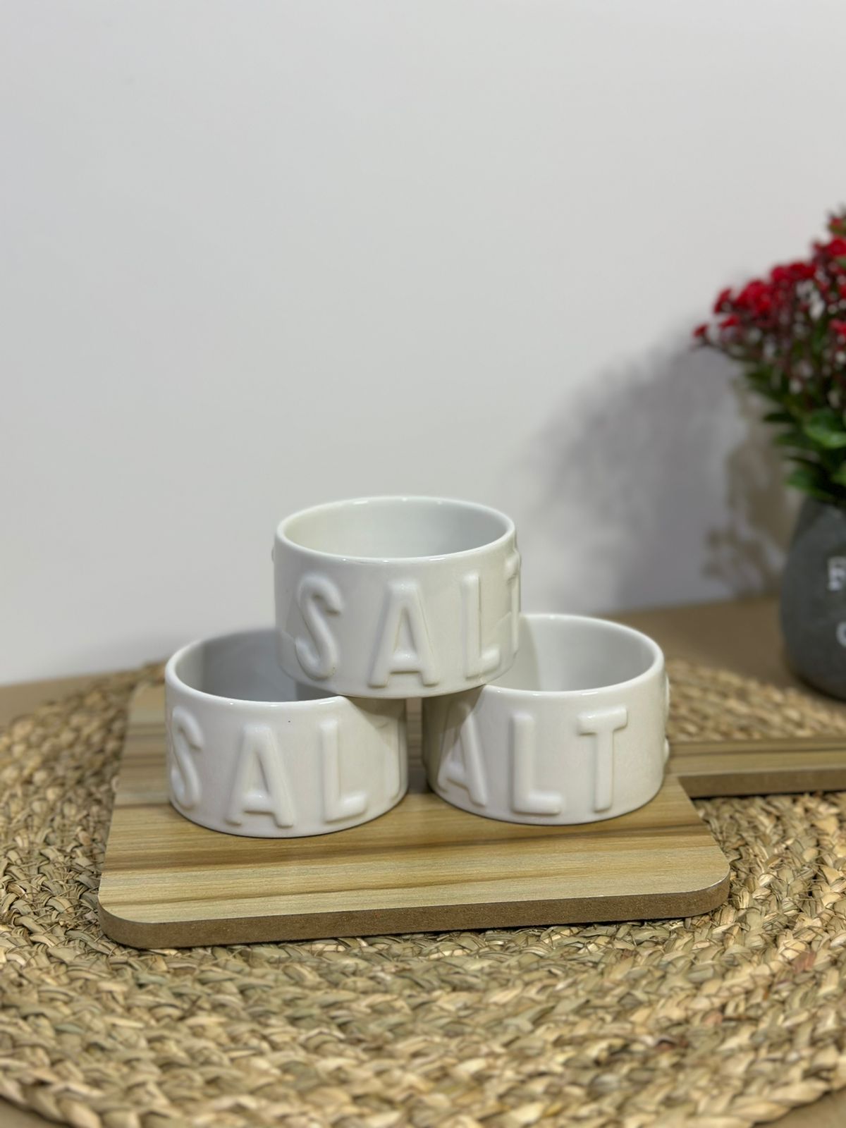 Small Salt Porcelain Bowl Container