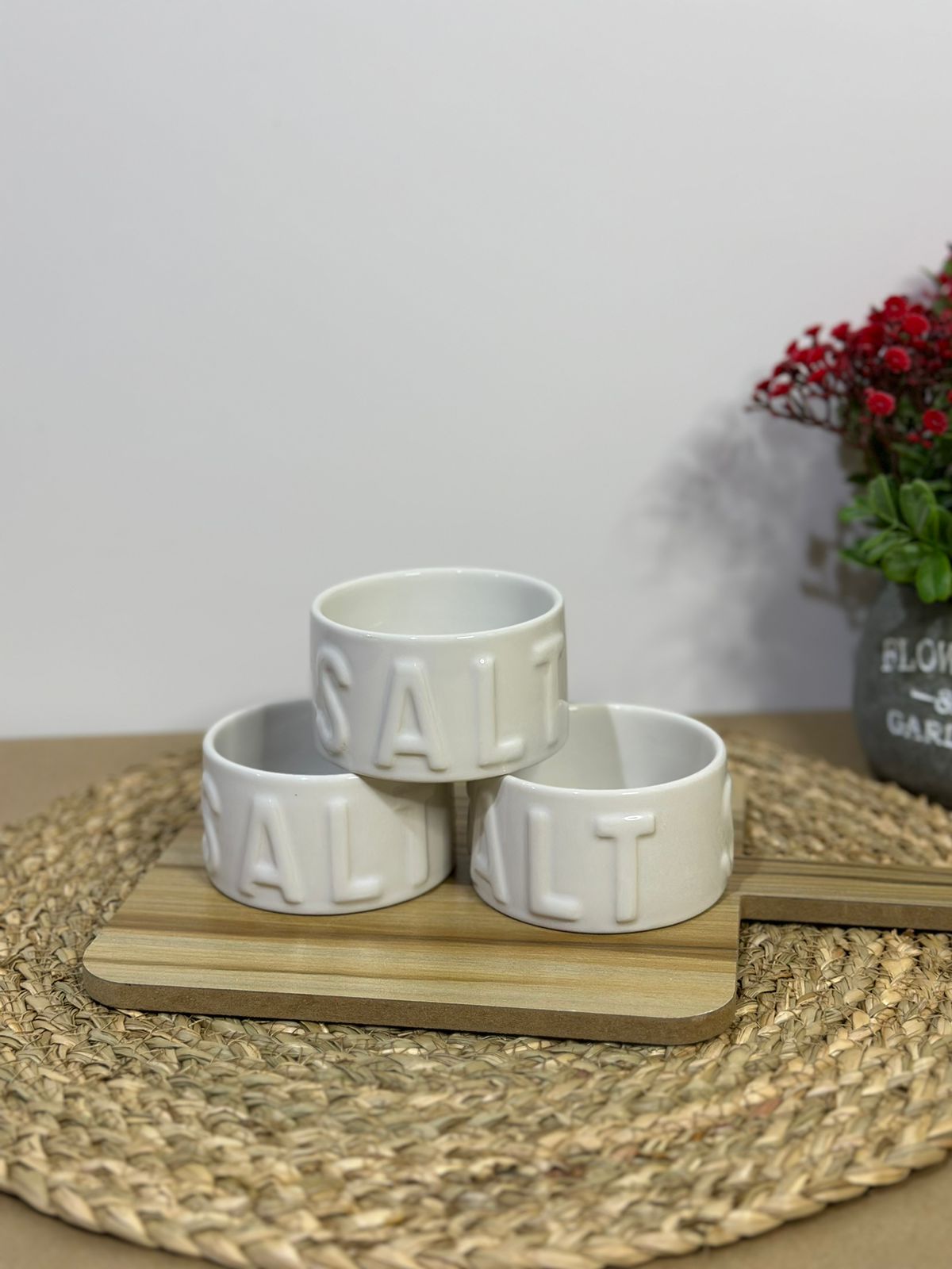 Small Salt Porcelain Bowl Container