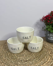 Medium Salt Porcelain Bowl Container