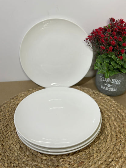 Luxury medium white Porcelain dinning plate