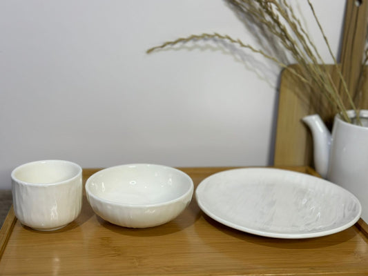 3 pcs set Premium plate, bowl & Cup