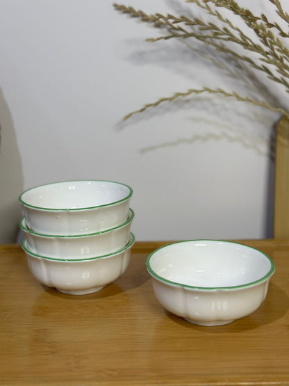 Small  Porcelain Dish Bowl for Salad & Soup