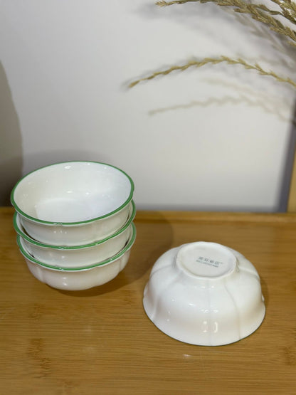 Small  Porcelain Dish Bowl for Salad & Soup