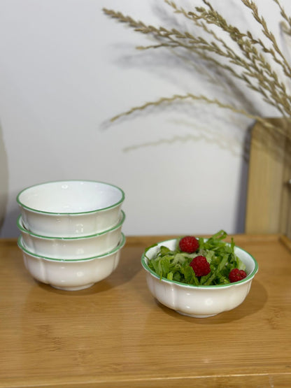 Small  Porcelain Dish Bowl for Salad & Soup