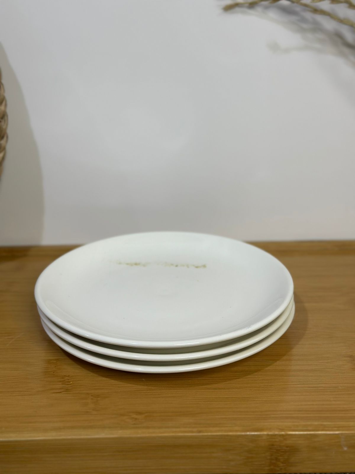 Premium Porcelain Plates – Set of 3 with Minor Defects (Read Description)styl2