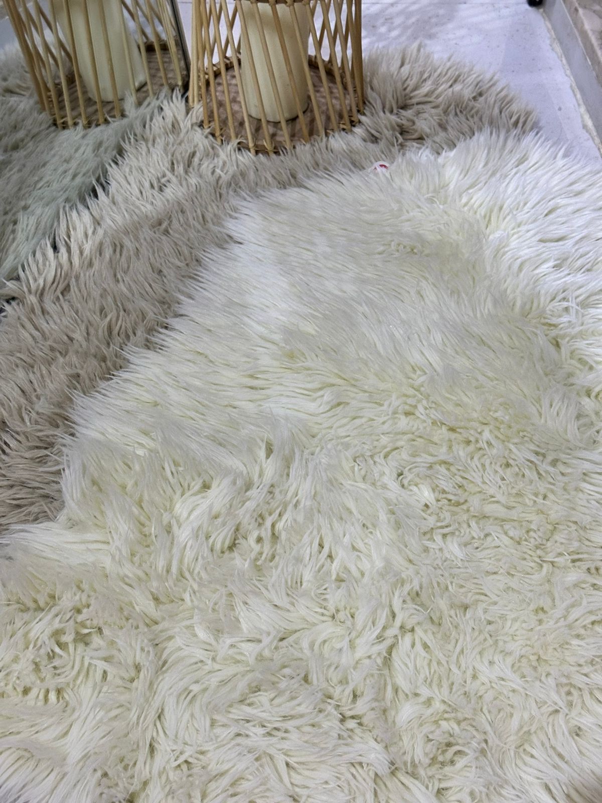 Fur Rug for the Bedroom