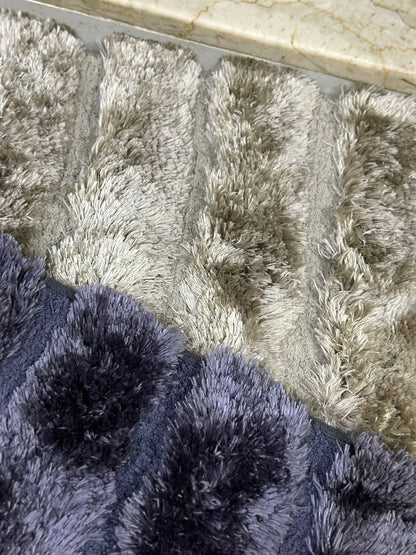 Small Stylish Fur Rug for the Bedroom