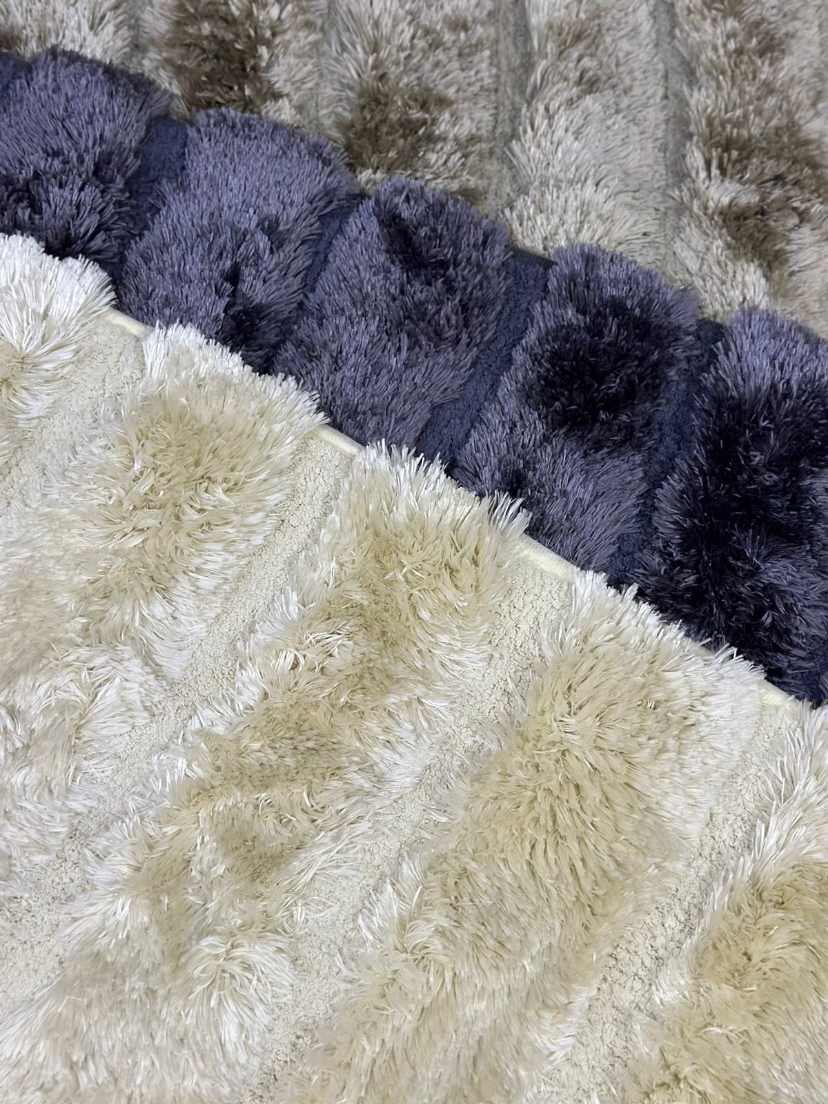 Small Stylish Fur Rug for the Bedroom