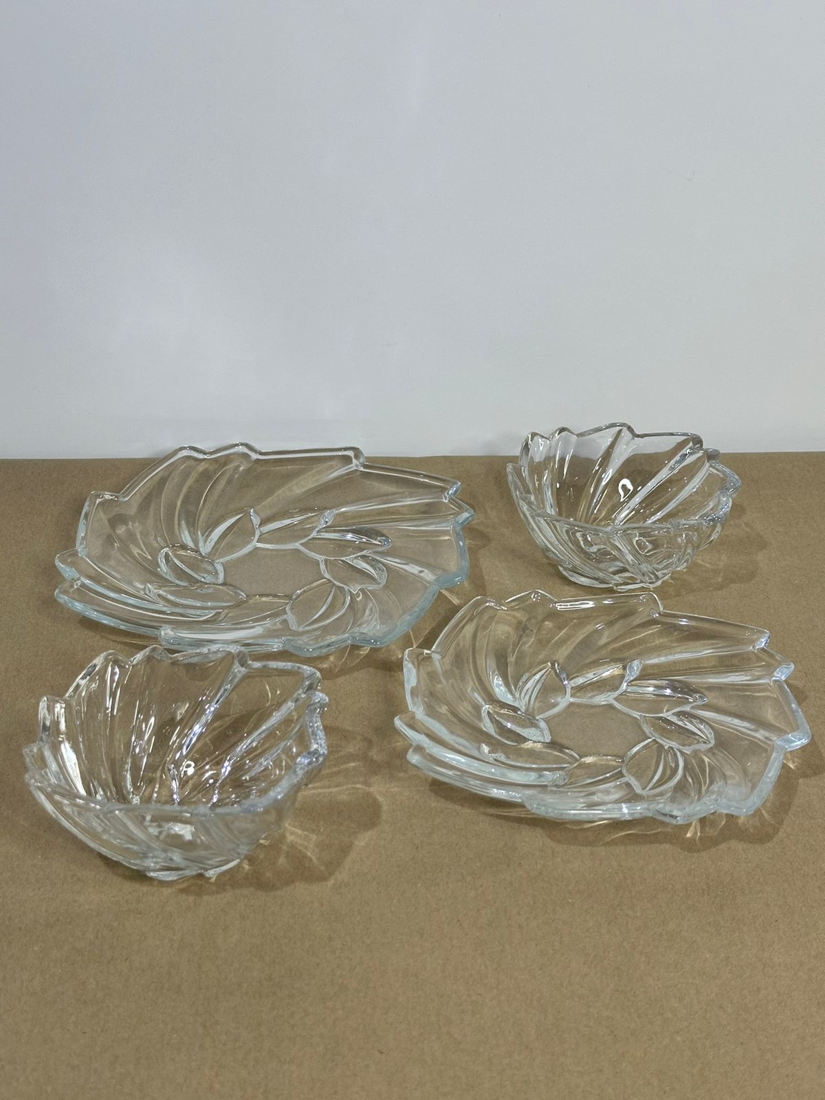 4 pcs Glass Serving set