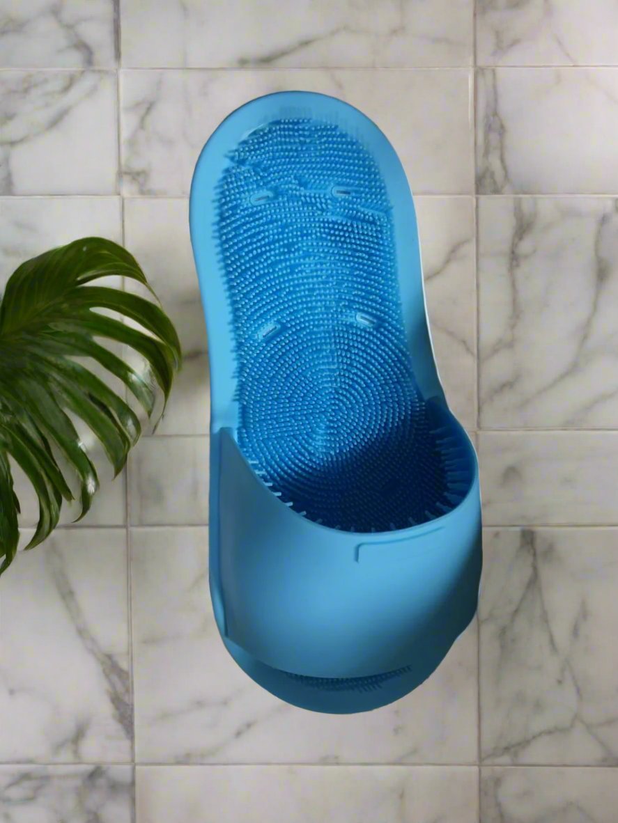 360° Cleaning and Massage silicone magic bathroom slipper