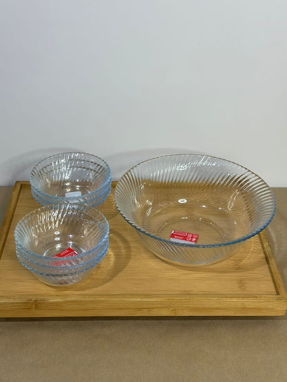 7 pcs Glass Serving bowls set