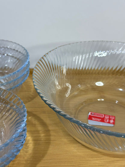 7 pcs Glass Serving bowls set