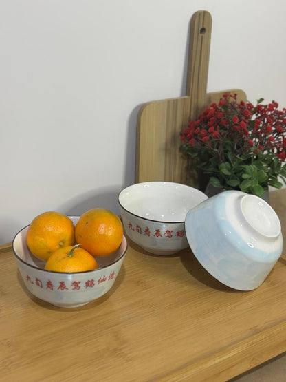 Colored Porcelain Bowls (Styl-53)