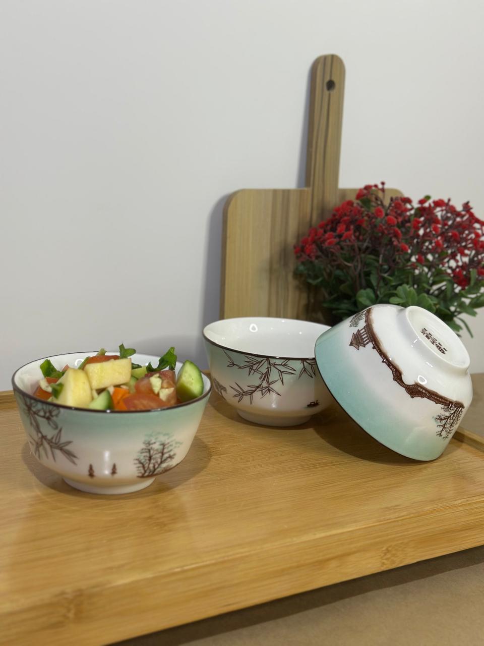 Colored Porcelain Bowls (Styl-55)