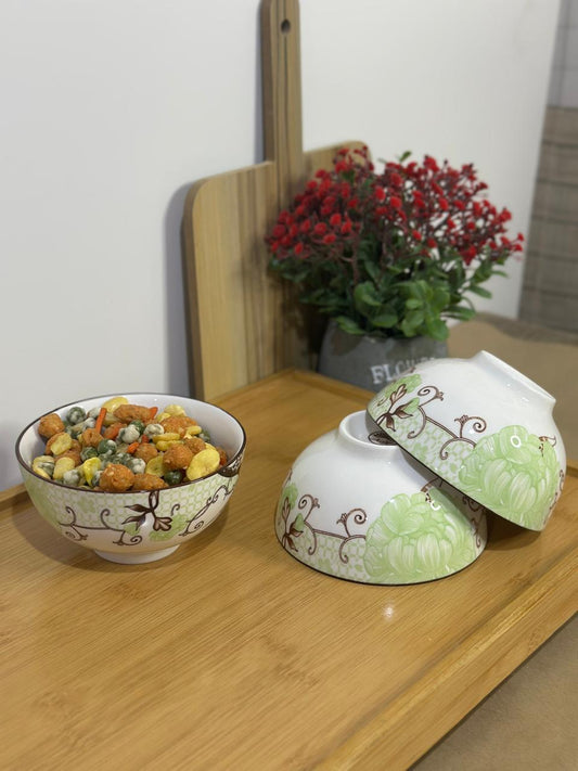 3pcs set Colored Porcelain Bowls (Styl-49)