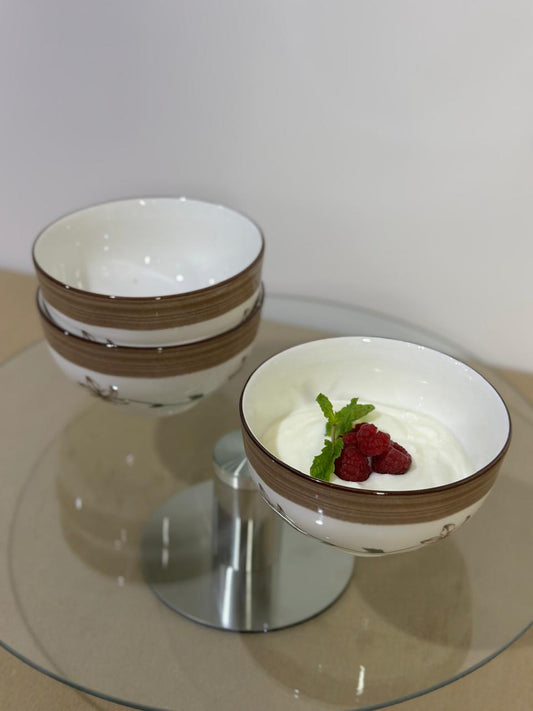 3pcs set Colored Porcelain Bowls (Styl-49)