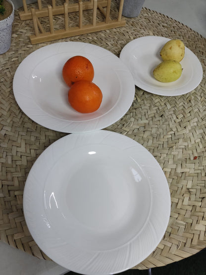 3pcs Luxury Porcelain Dining Plate