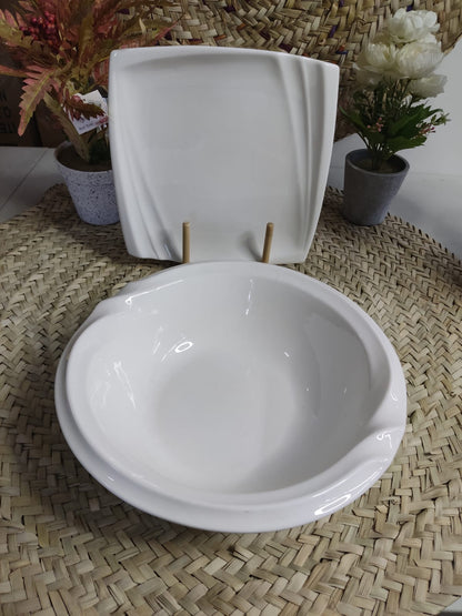 2pcs Luxury Porcelain Serving Set