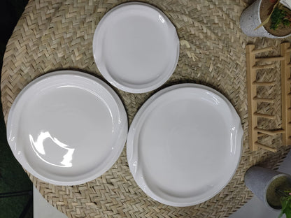 3pcs Luxury Porcelain Dining Plate styl2