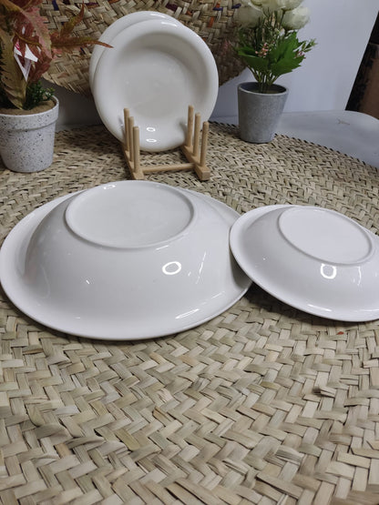 7pcs Luxury Rounded Porcelain Dining set