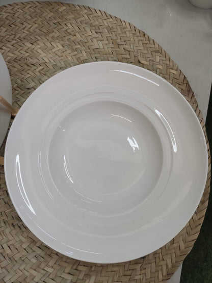 6pcs Luxury Porcelain Pasta Plate set