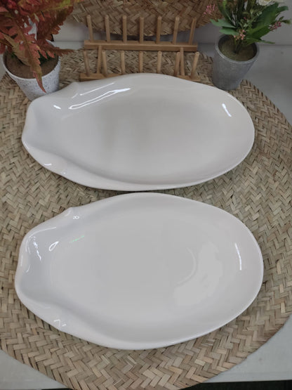 Luxury High-Quality Porcelain Oval Serving Plate