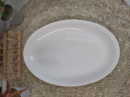 Luxury High-Quality Porcelain Oval Serving Plate styl3