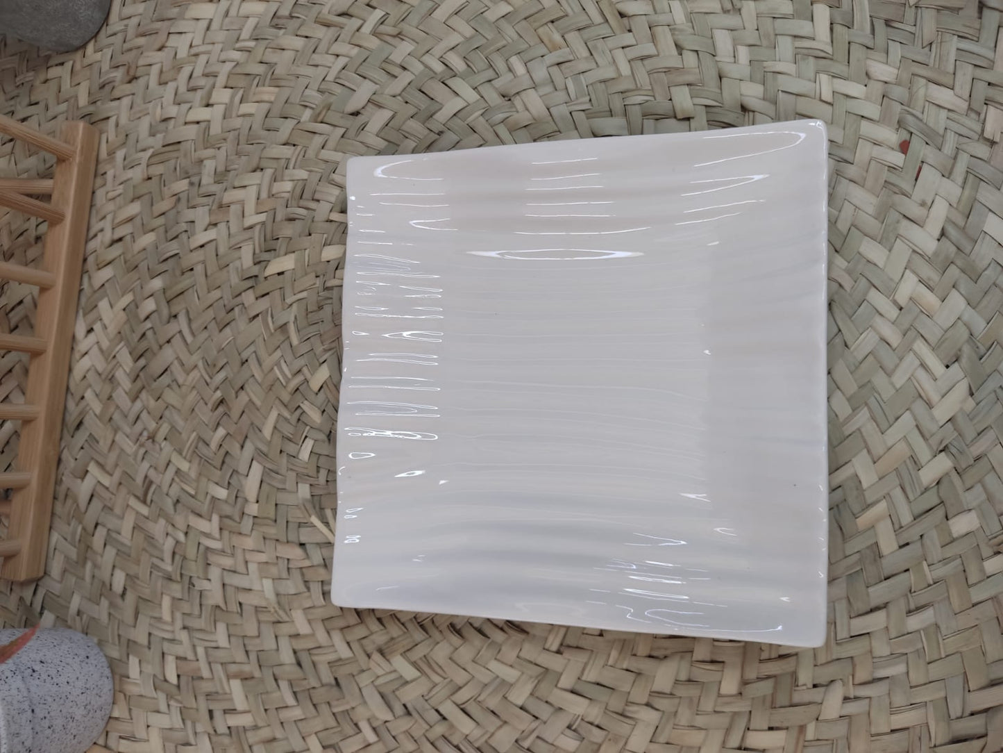 Luxury Porcelain Serving plate 23cm- Square