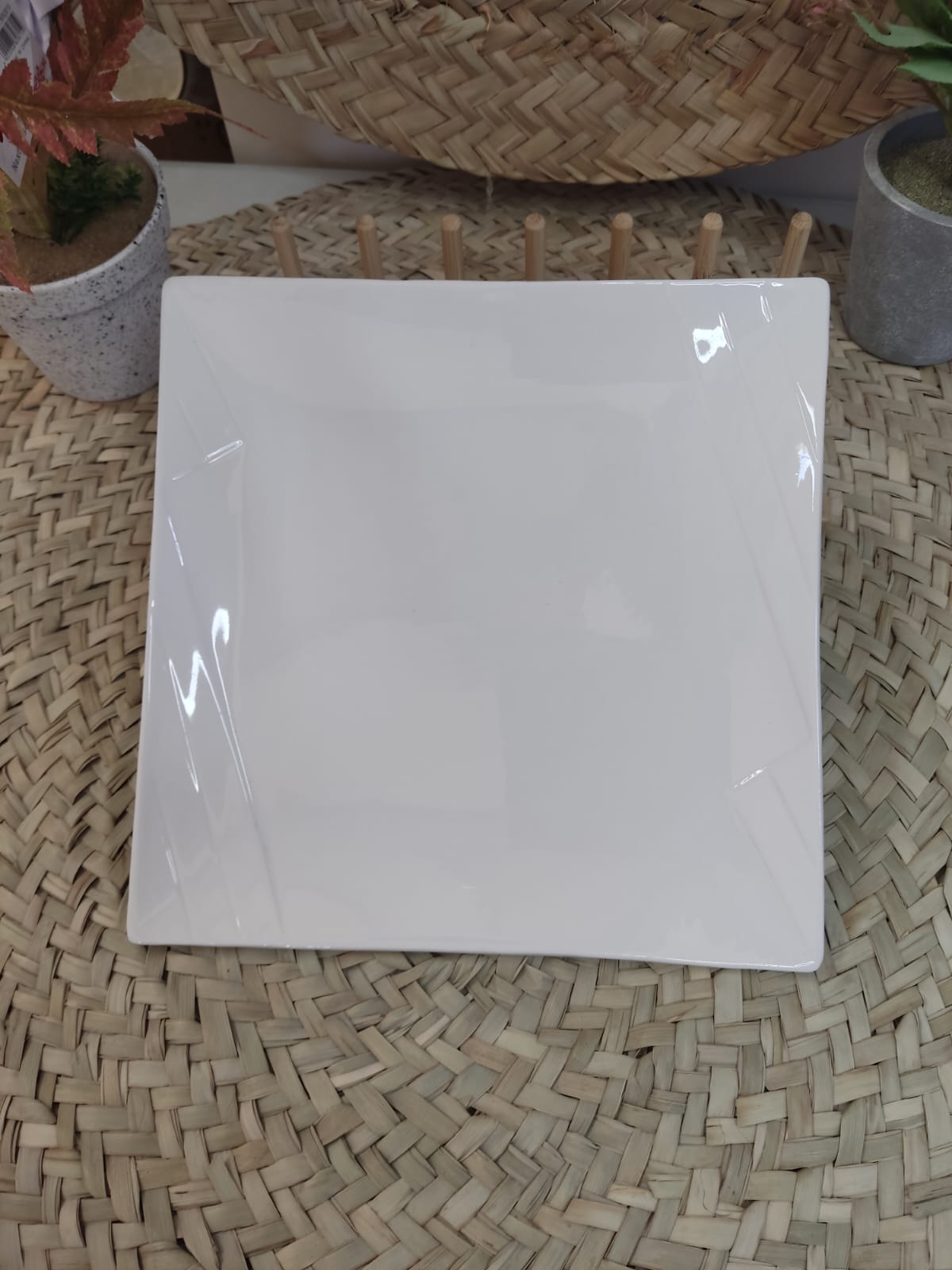 Luxury Porcelain Serving plate - Square styl2