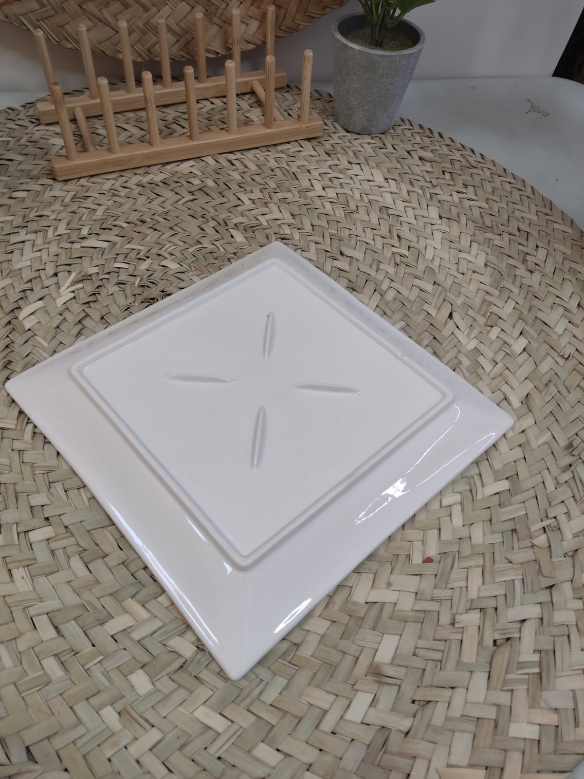 Luxury Porcelain Serving plate - Square styl4