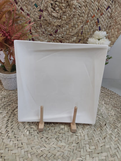 Luxury Porcelain Serving plate - Square styl4