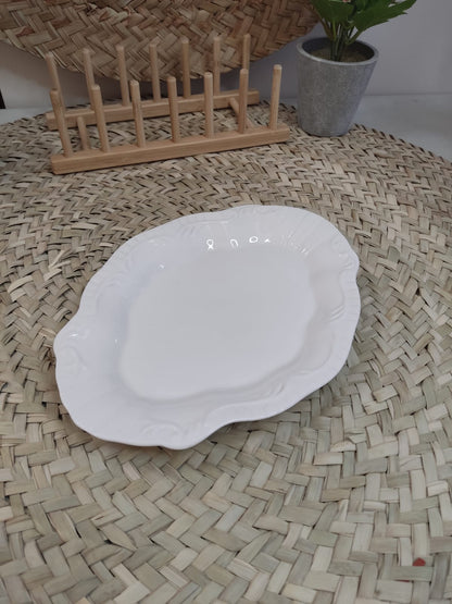 Luxury High-Quality Porcelain Oval Serving Plate styl4