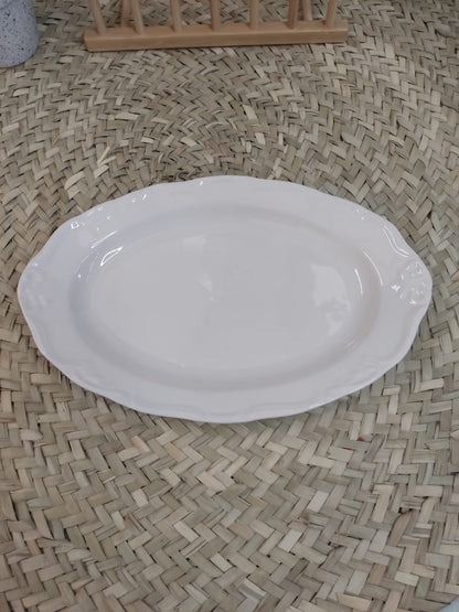 Luxury High-Quality Porcelain Oval Serving Plate styl6