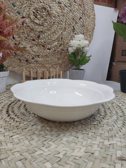 Spacious Ceramic Serving Dish Bowl styl2