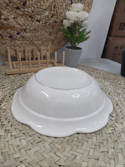 Spacious Ceramic Serving Dish Bowl styl2