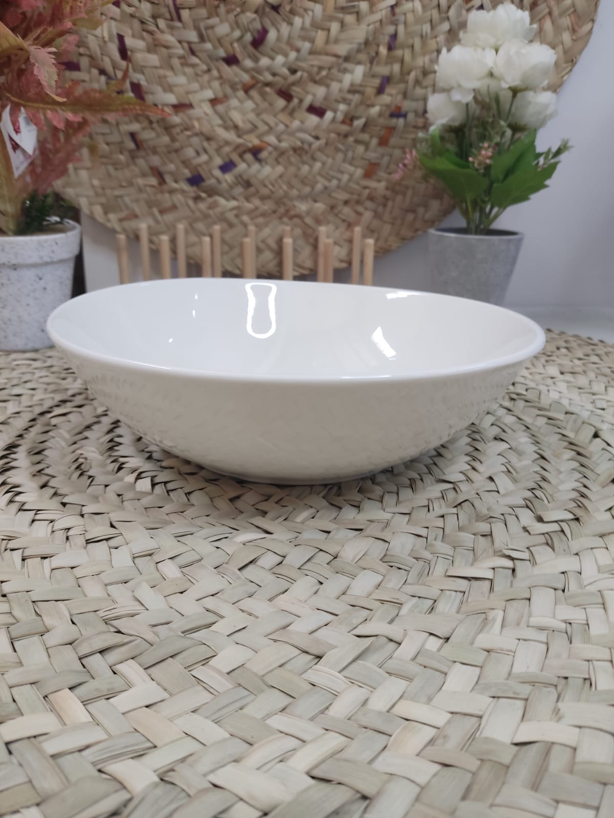 Spacious Ceramic Serving Dish Bowl