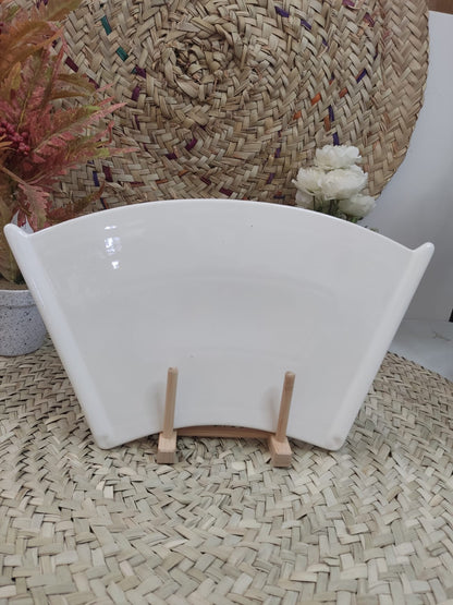 Large Curvey Porcelain Serving Tray