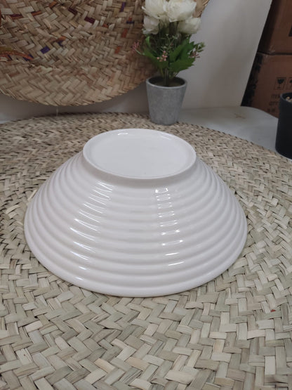 Spacious Ceramic Serving Dish Bowl styl5