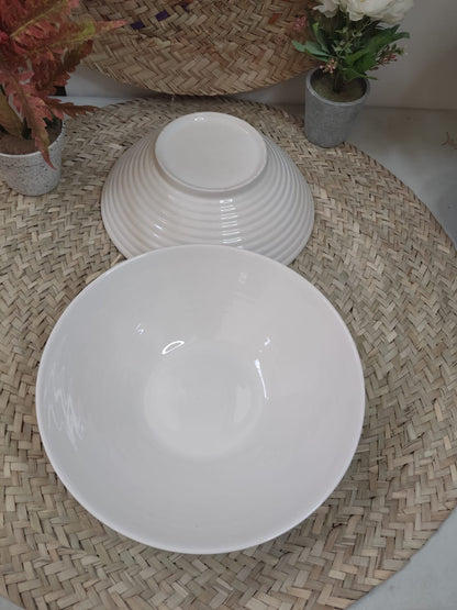 Spacious Ceramic Serving Dish Bowl styl5