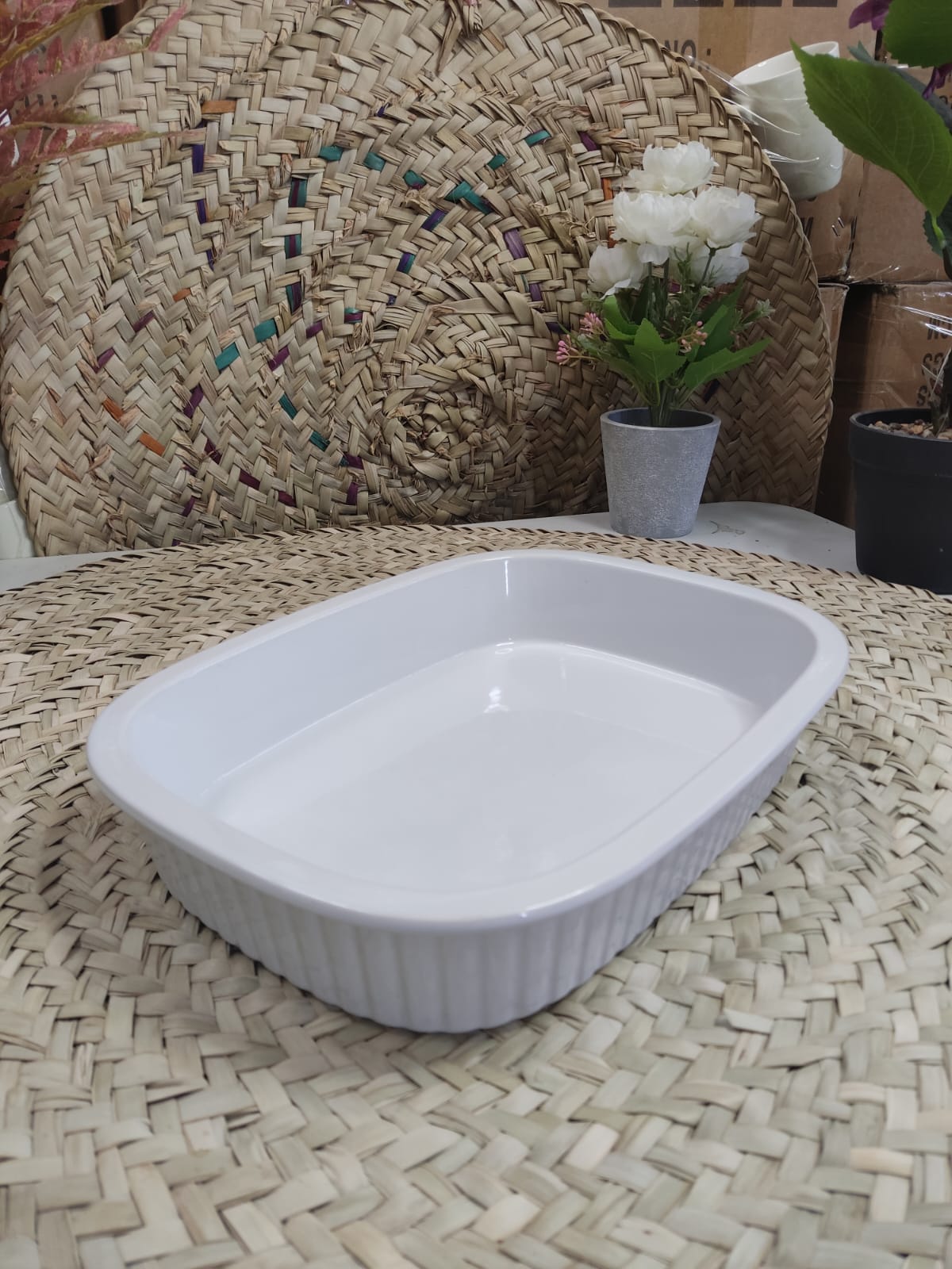 Rectangular Large Dish Bowl 28x20cm