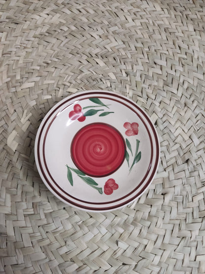 small printed porcelain dessert plate 15 cm