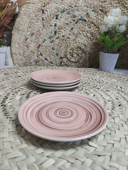 Small circular pattern Porcelain Plate 16 cm